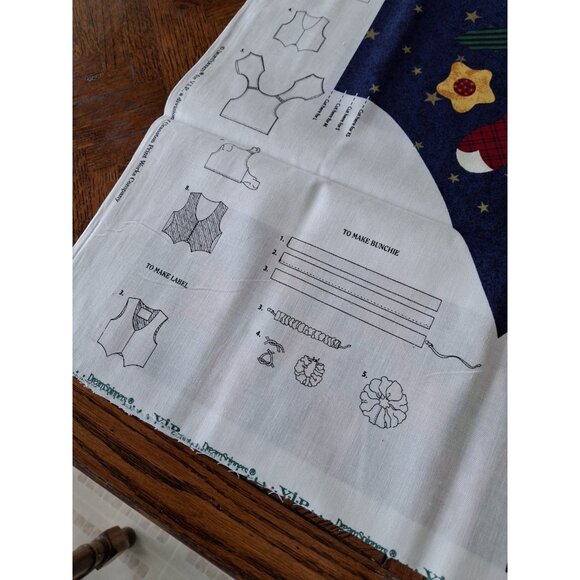 Kids' Christmas Vest DreamSpinners Fabric Panel Pattern Cut & Sew Size XS -L - Picture 5 of 7